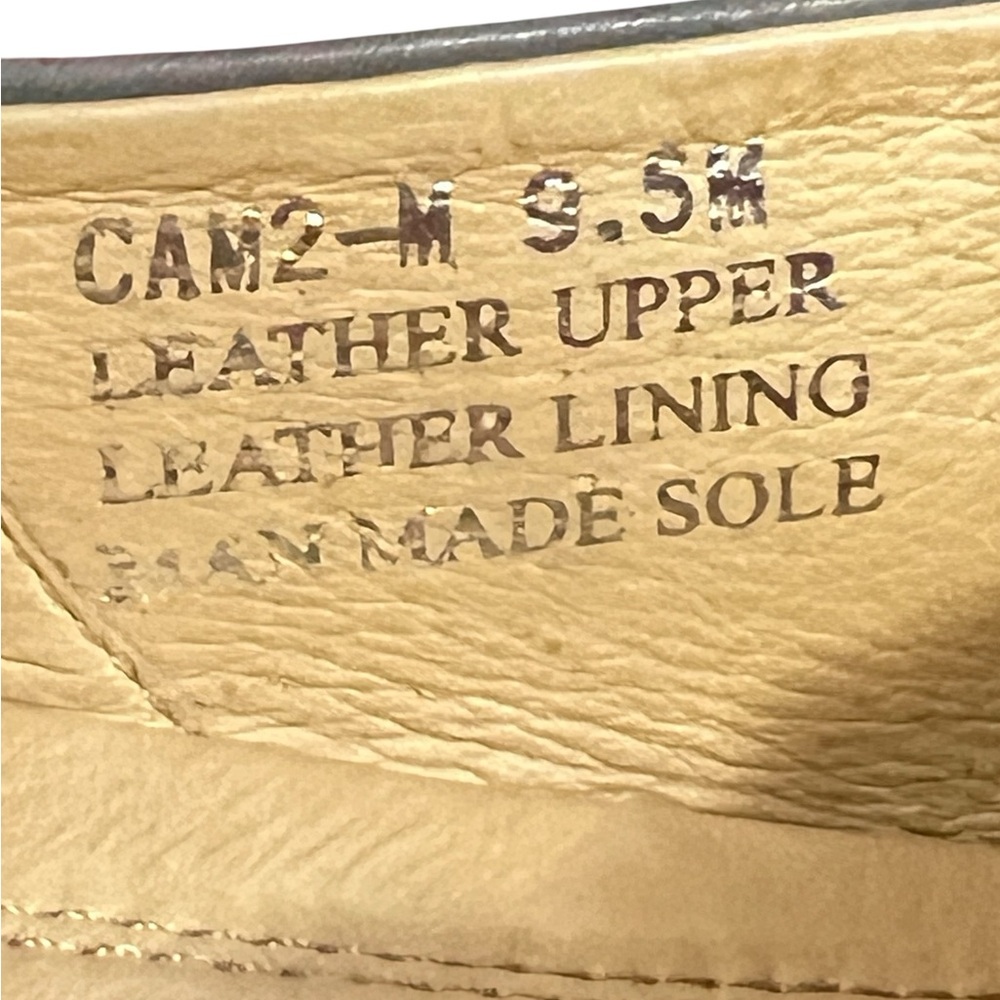 CHOCOLAT BLU Leather Cam Flat in Gray Size 9.5 - Picture 3 of 7